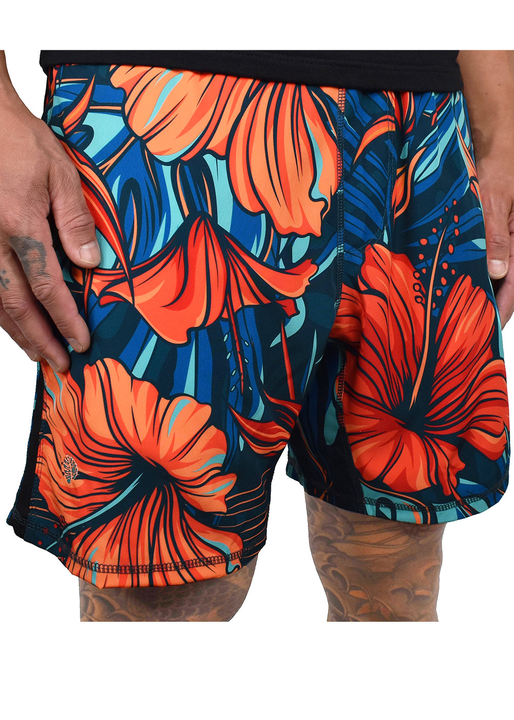 Men's 'Tropical Vibes' - Tangerine Dream Hybrid Shorts - FINAL SALE