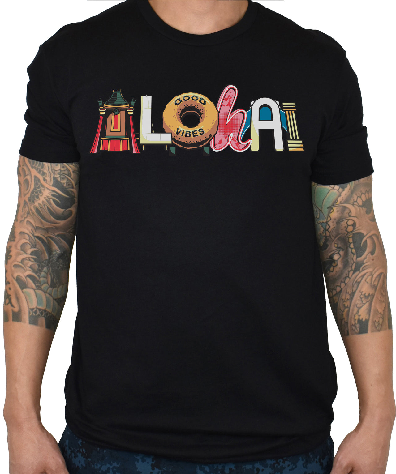 Men's 'ALOHA4LA' Tee -  PRE-ORDER. ITEM SHIPS 01.20