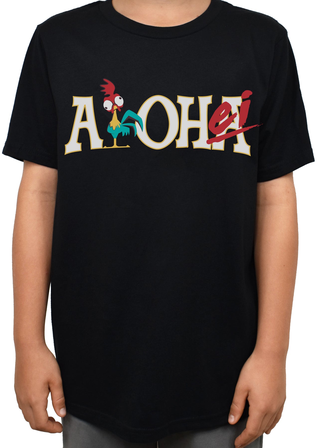 Kid's 'Alo-HEI' Tee -  PRE-ORDER. ITEM SHIPS 01.23