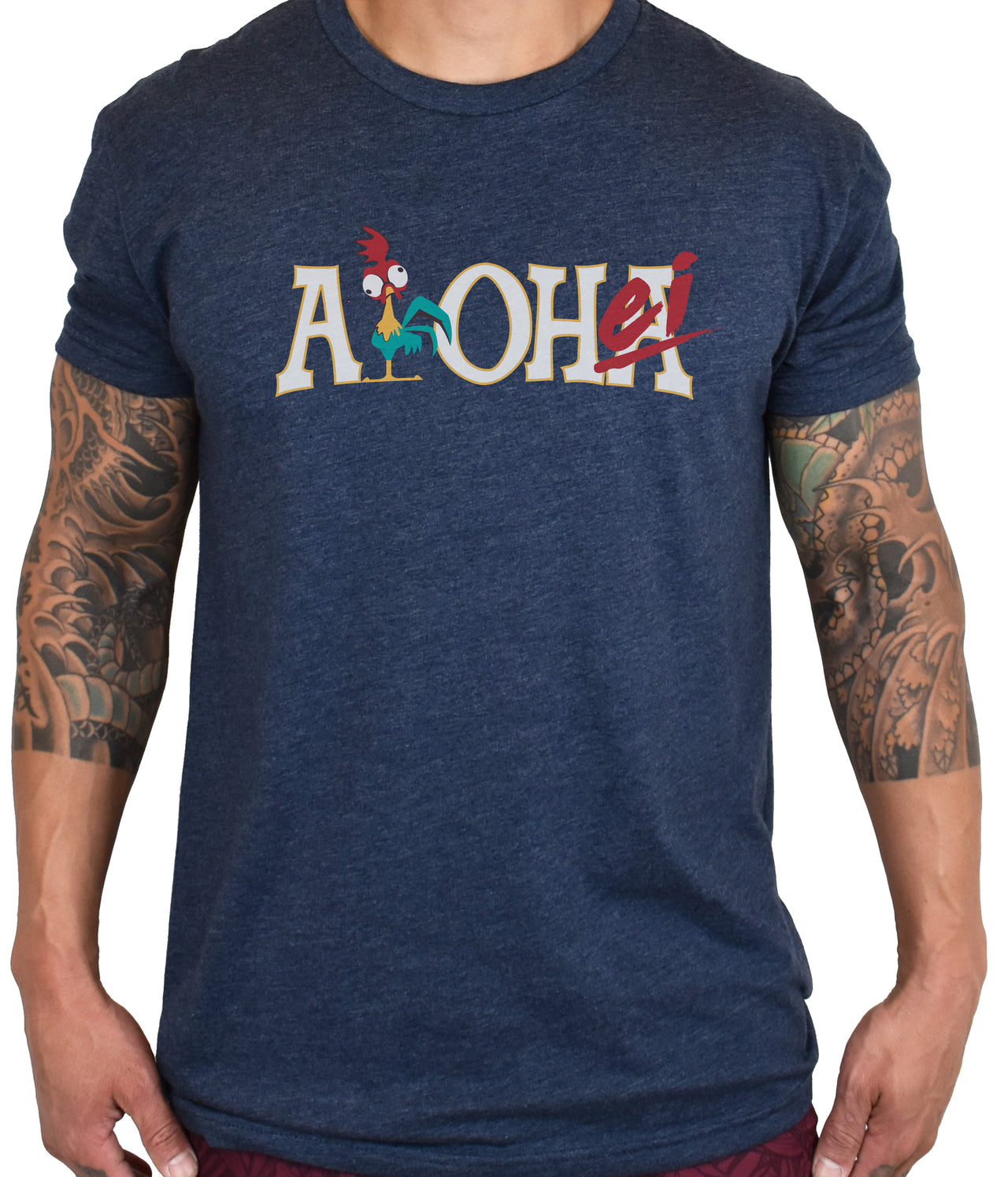 Men's 'Alo-HEI' Midnight Tee -  PRE-ORDER. ITEM SHIPS 01.23