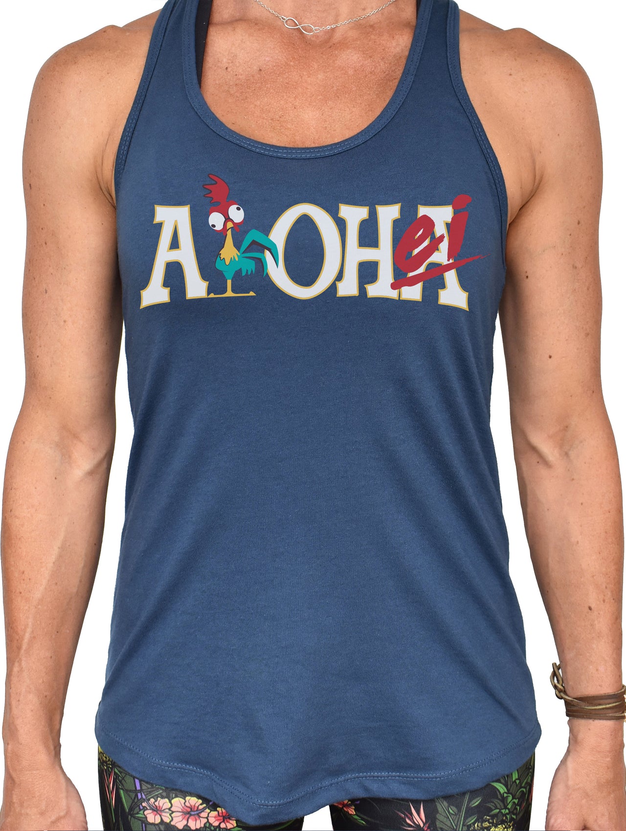 WOMEN'S 'Alo-HEI' Racerback Tank -  PRE-ORDER. ITEM SHIPS 01.23