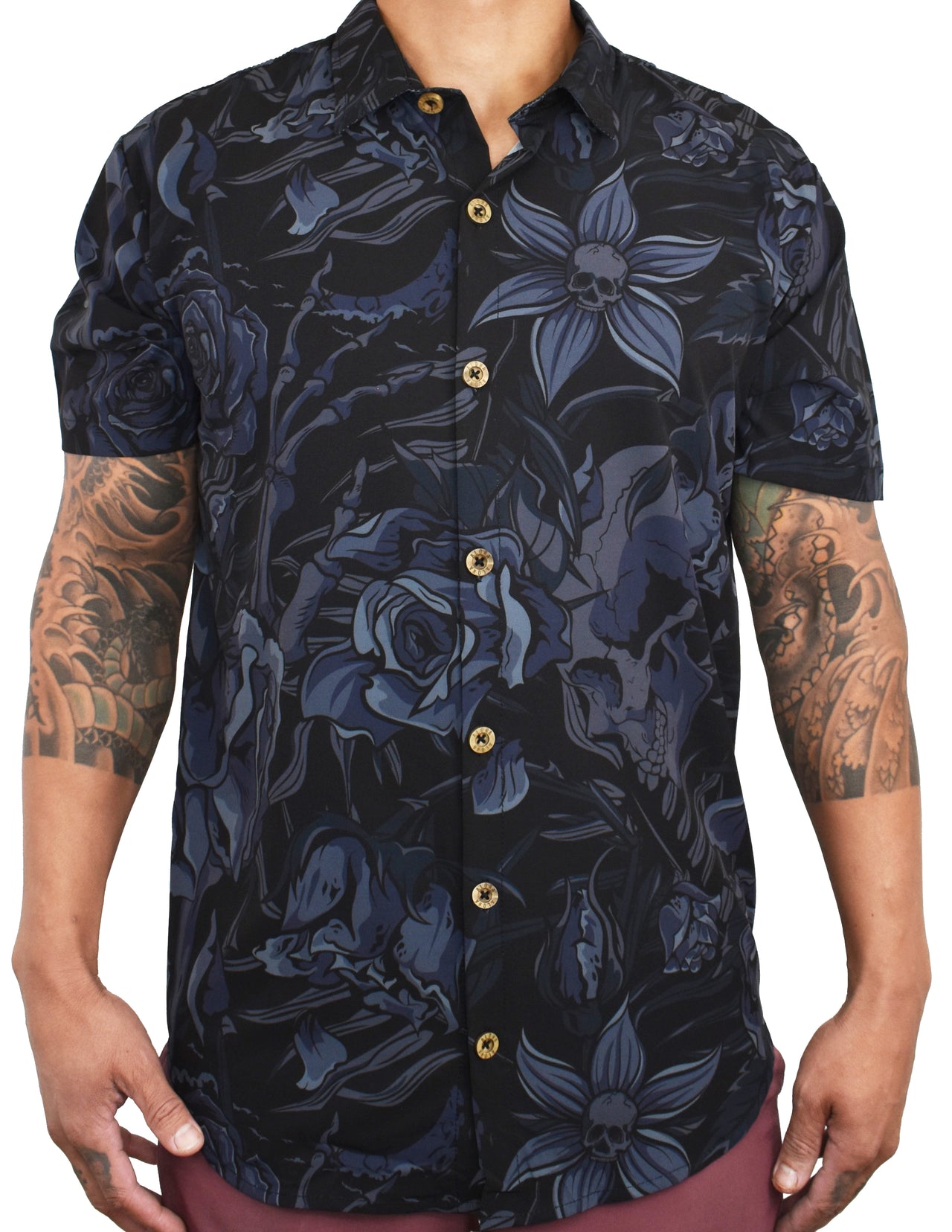 'Aloha means Goodbye' ULTRA Aloha (Hawaiian) Shirt