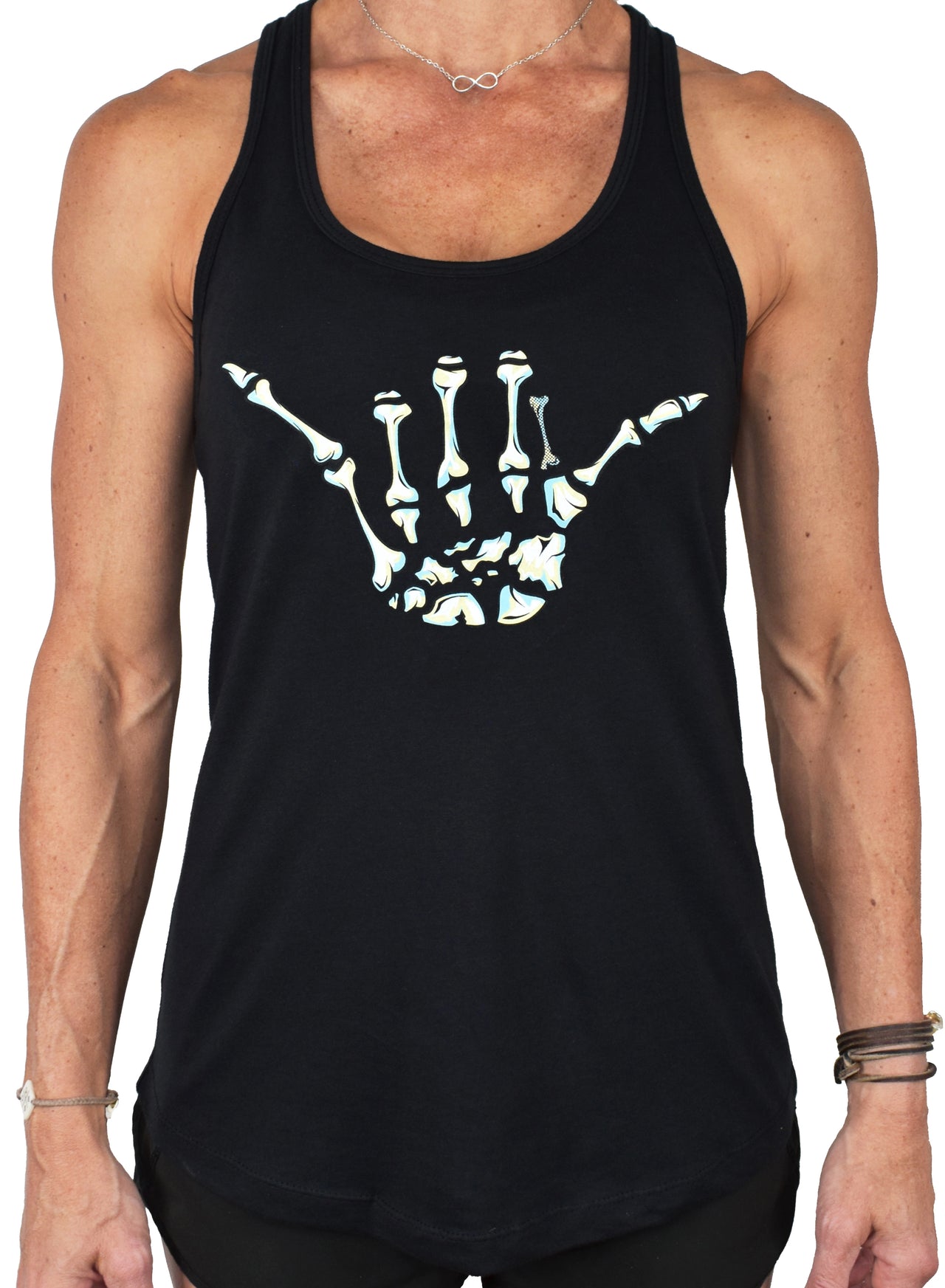 Women's 'Bones Shaka' Racerback Tank