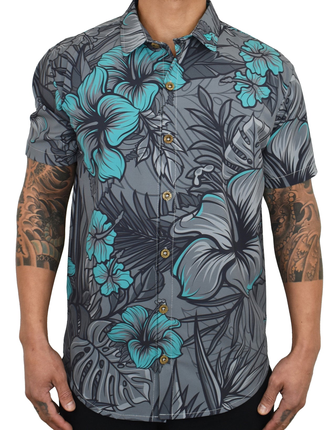 'Cool-biscus' ULTRA Aloha (Hawaiian) Shirt