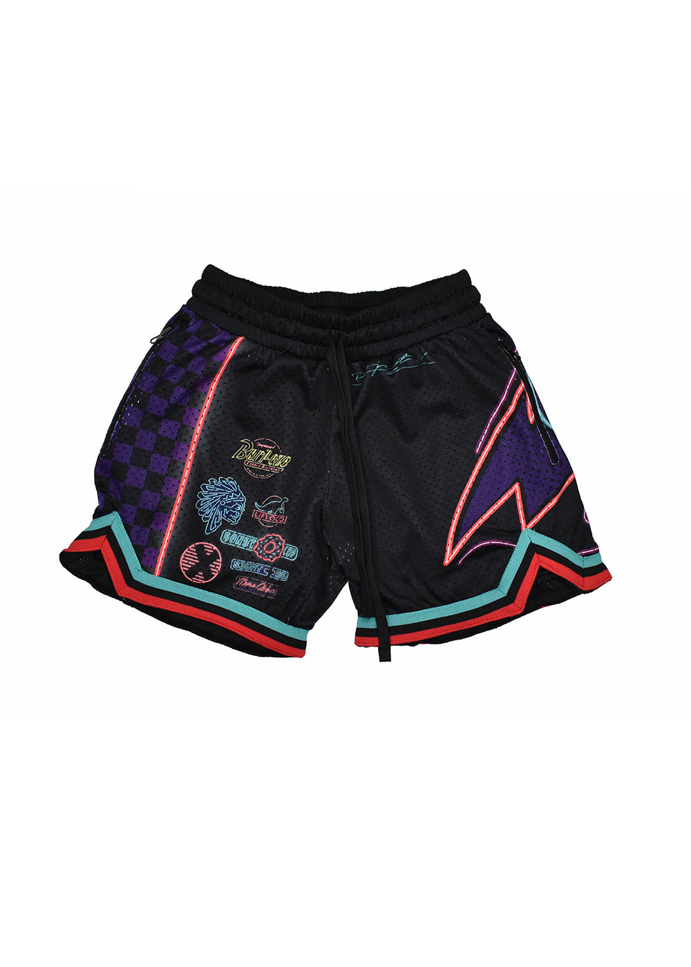 Kid's 'Cars at Night' Hoop Shorts