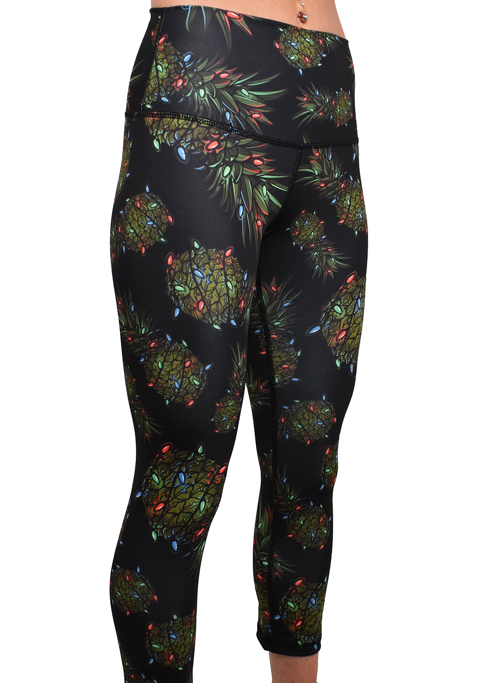 Women's 'Holiday Pineapple' Leggings