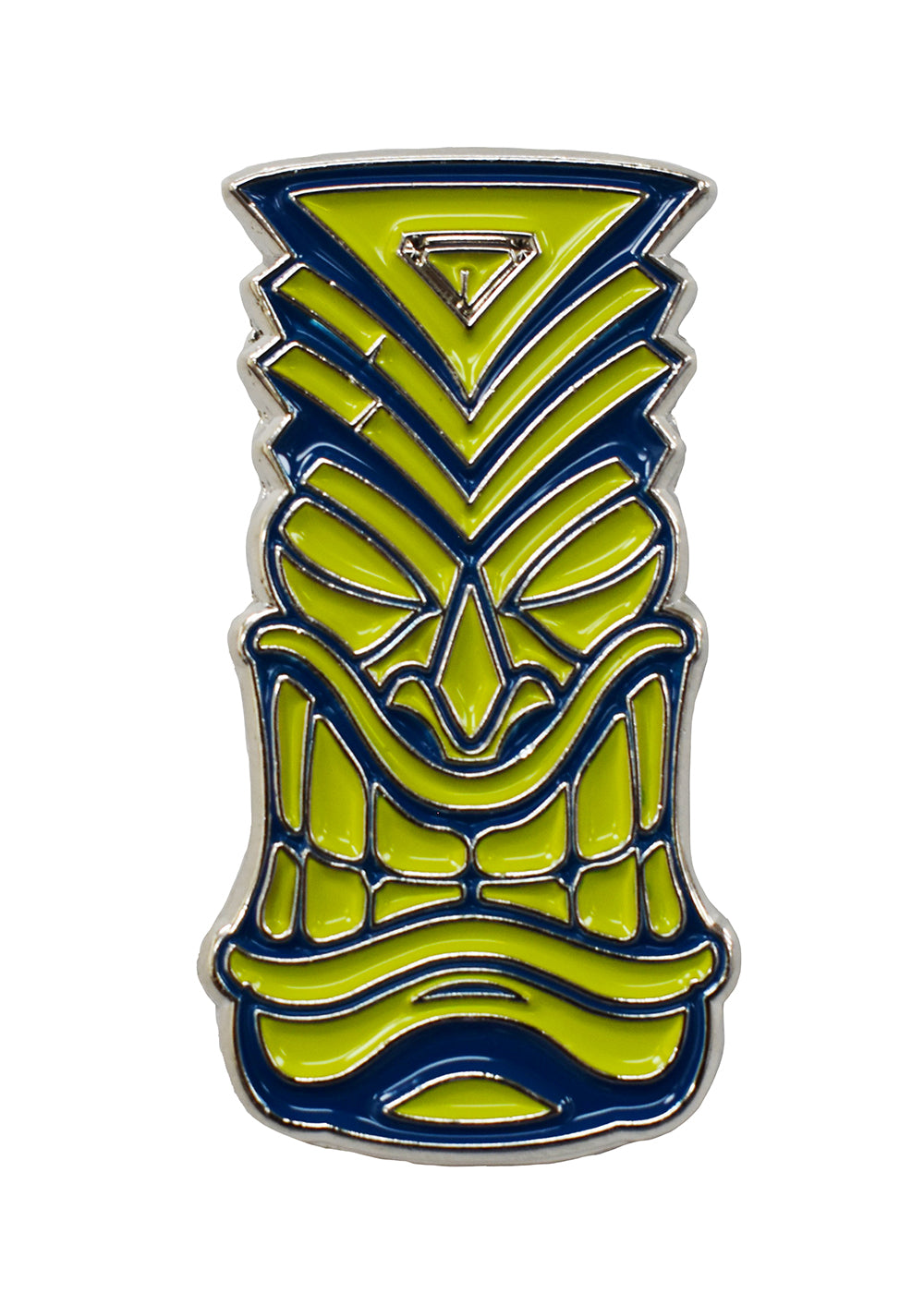 'Green/Blue Tiki' Trading Pin