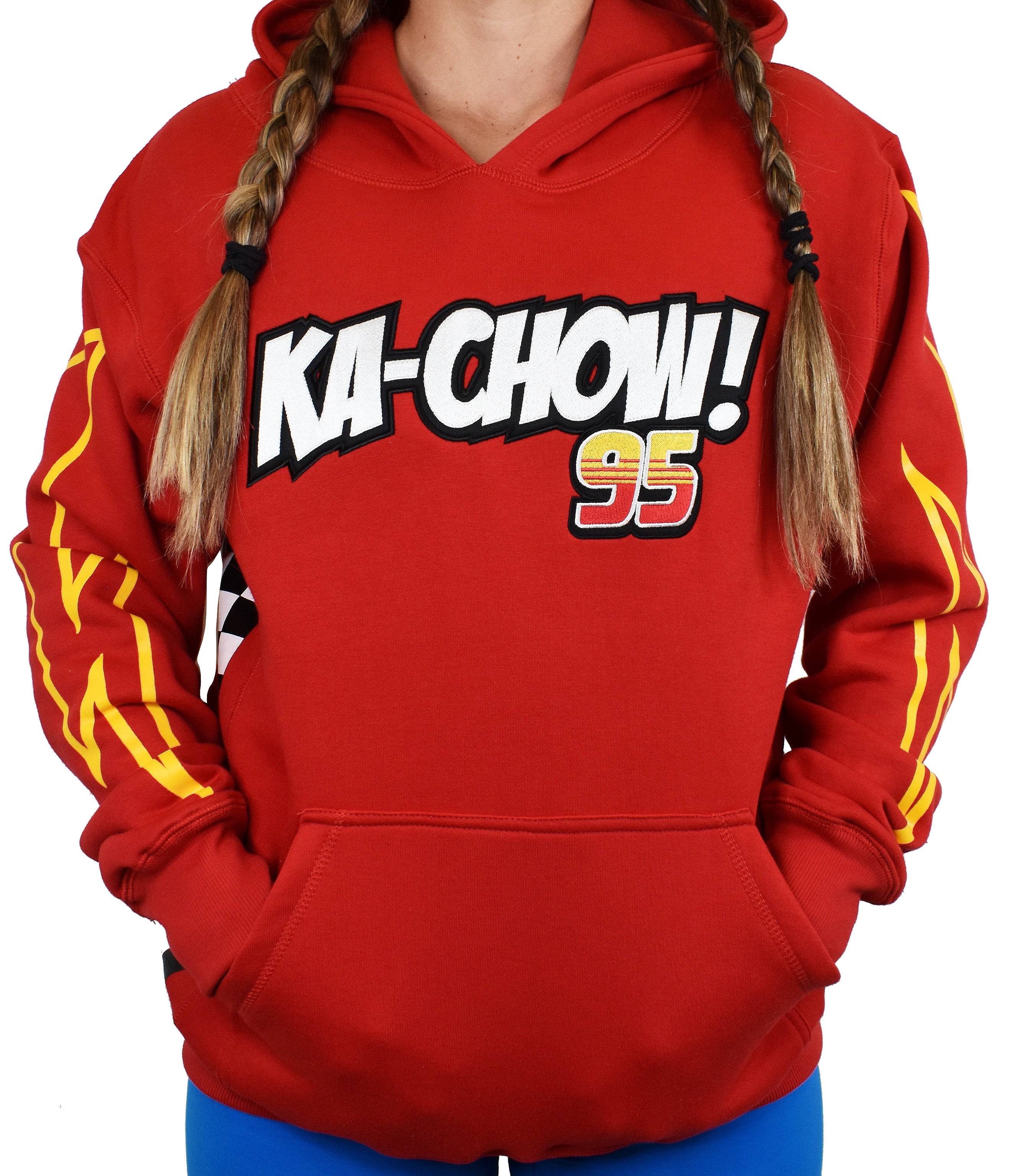 'Go Fast' Ka-Chow! Embroidered Hoodie – Project X