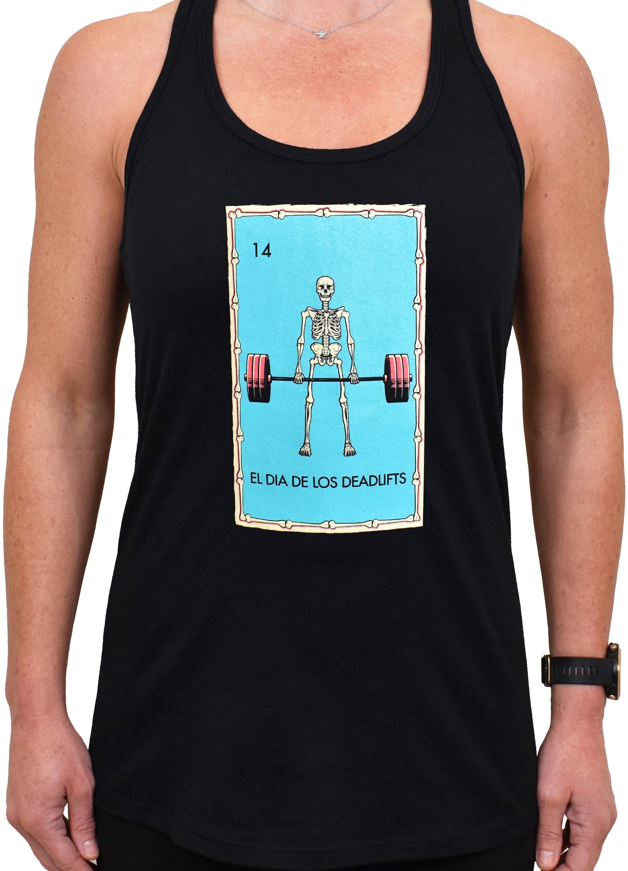 Women's 'LOTERIA Deadlift' Racerback Tank